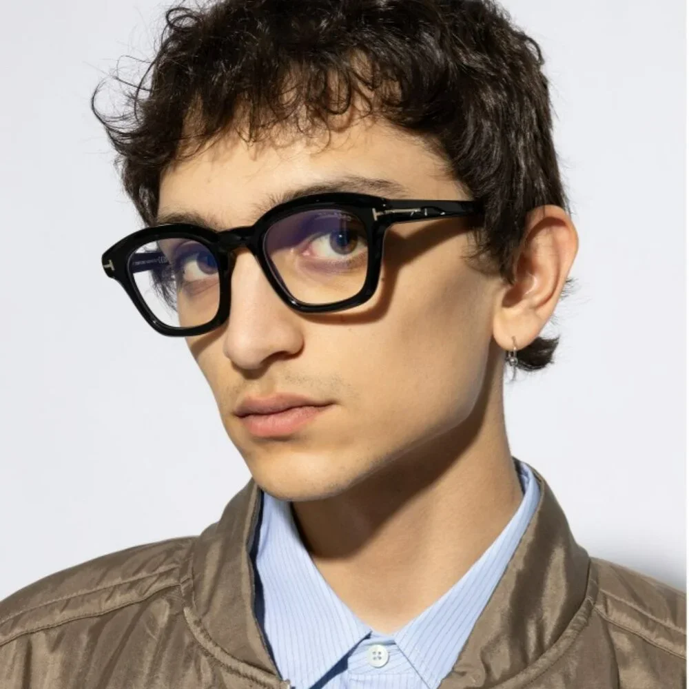 Tom Ford FT5961-B Eyeglasses – Black Square Frame | Unisex Model FT5961-B 001